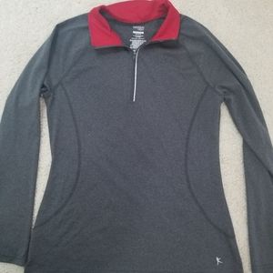 Danskin Now 1/4 zip running workout top Small